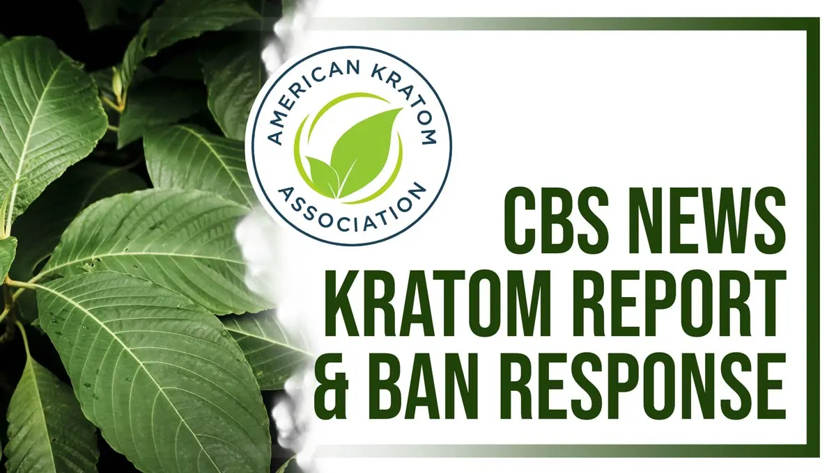 CBS News kratom report ban response